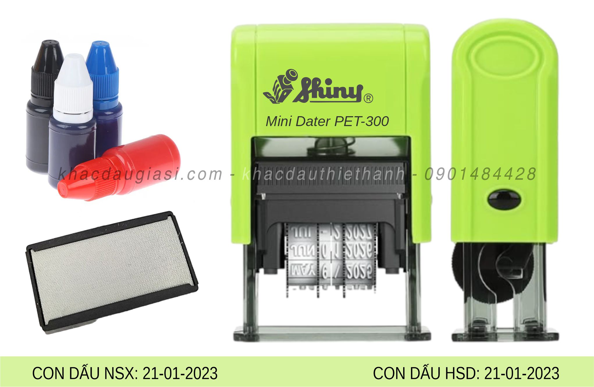 Con Dấu Ngày Tháng Năm 3 con dấu ngày tháng năm nhỏ