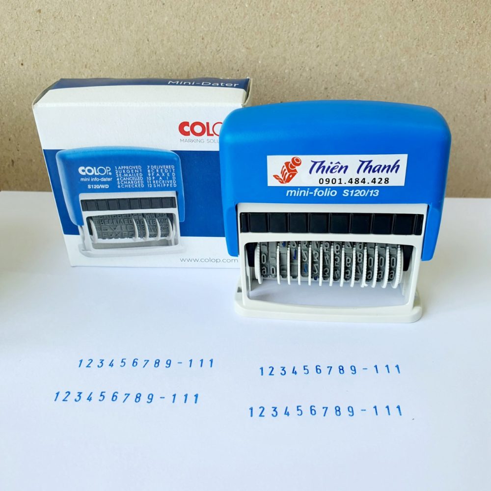 Con Dấu Số Thứ Tự 3 Con dấu số thứ tự 13 dãy số trên mọi chất liệu dịch vụ làm con dấu giá rẻ tại TPHCM – Hà Nội giao hàng tận nơi, Xuất HD VAT 10%, Khắc Dấu Thiên Thanh Chuyên Sản Xuất Phân Phối Các Loại Con Dấu