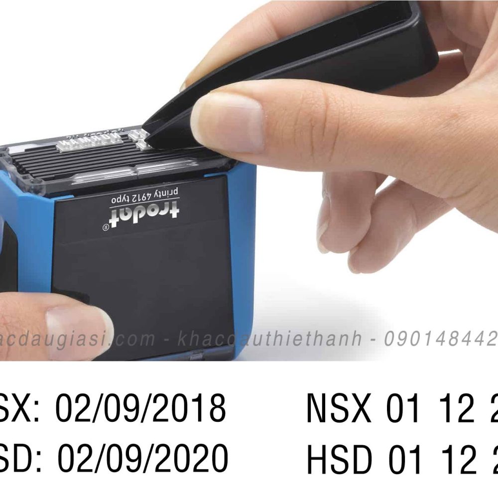 Dấu Ngày Sản Xuất Ngày - HSD Đóng Bao Bì 14 con dấu ngày sản xuất hạn sử dụng