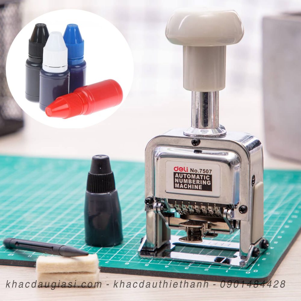 Dấu Số Nhảy Tự Động 7 con dấu số nhảy tự động lấy ngay