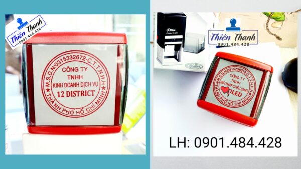khắc mộc tròn doanh nghiệp - công ty mới thành lập