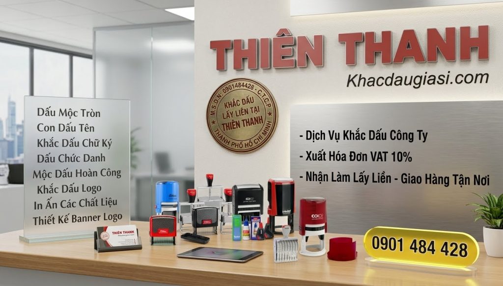 📦 Khắc Dấu Mã Số Thuế & Dấu Shop Online Cho Khách Hàng Cái Răng, Bình Thủy