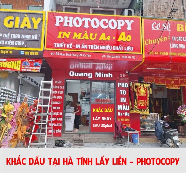 khắc dấu tại hà tĩnh