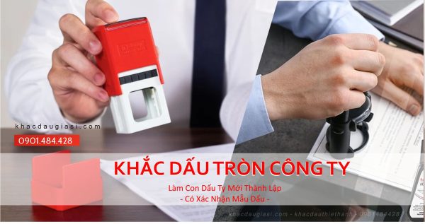 khắc dấu tròn công ty lấy ngay