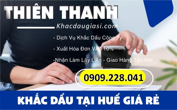 khắc dấu tại thừa thiên huế