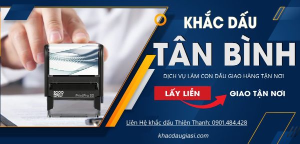 Khắc dấu tại Lý Thường Kiệt Tân Bình