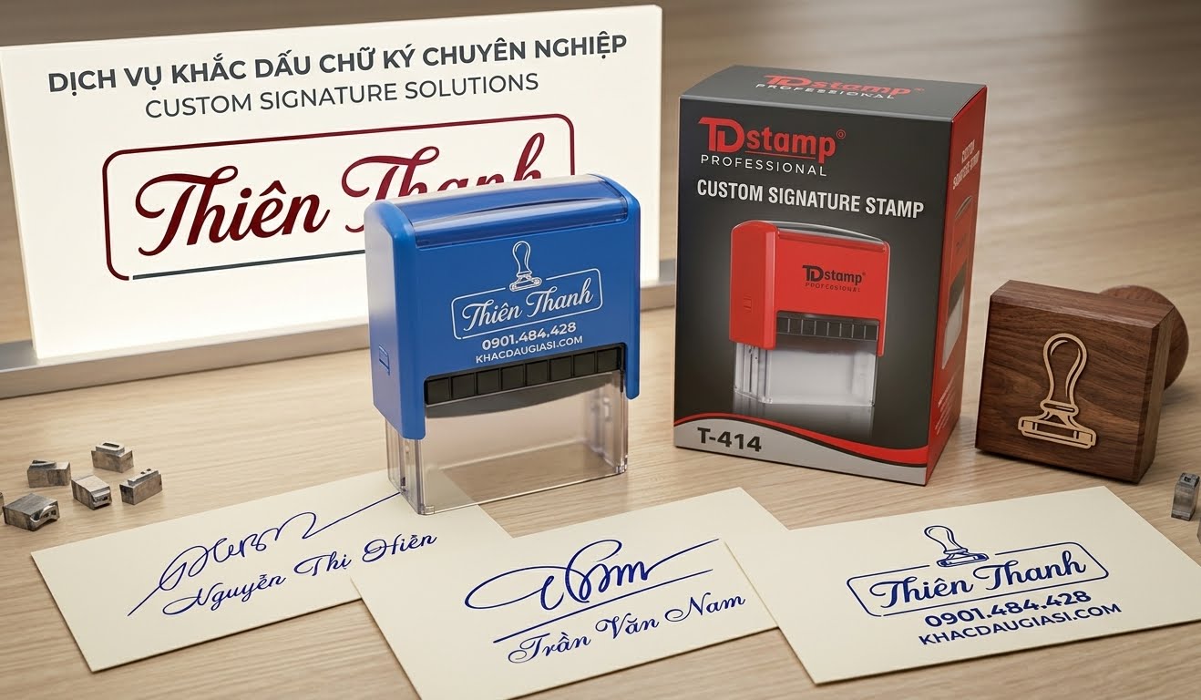 Địa Chỉ Làm Con Dấu Chữ Ký Chuyên Nghiệp, Bền Đẹp Theo Yêu Cầu 🛡️