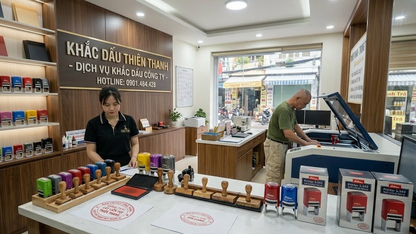 DỊCH VỤ SIÊU TỐC TẠI TÂN PHÚ! Xưởng khắc dấu phục vụ 24/7. Cán dấu bền bỉ, đóng êm tay, mực chuẩn chính hãng. Ưu đãi chiết khấu cực cao cho doanh nghiệp và các đơn vị kế toán tại Tân Phú. Liên hệ ngay! 🎁