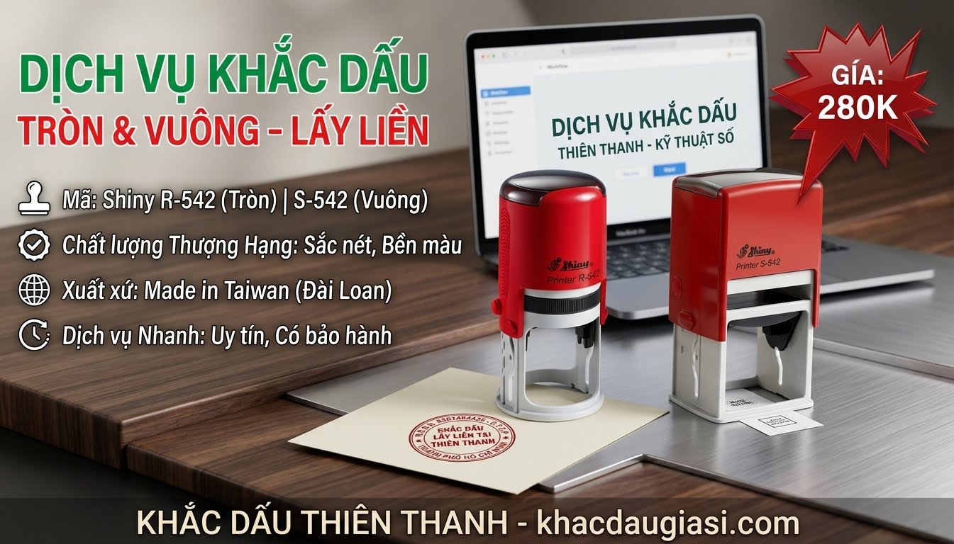 📍 Chỗ Làm Con Dấu Công Ty Uy Tín Tại TP.HCM