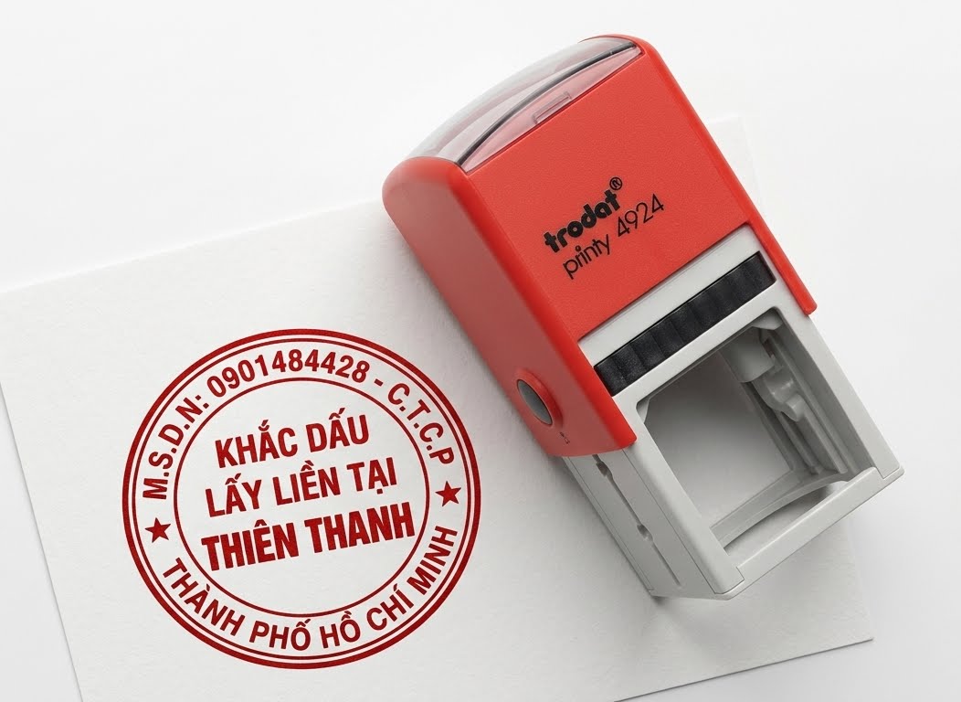 Bảng Giá Khắc Dấu Tròn Doanh Nghiệp, Dấu Tròn Logo Chất Lượng Cao