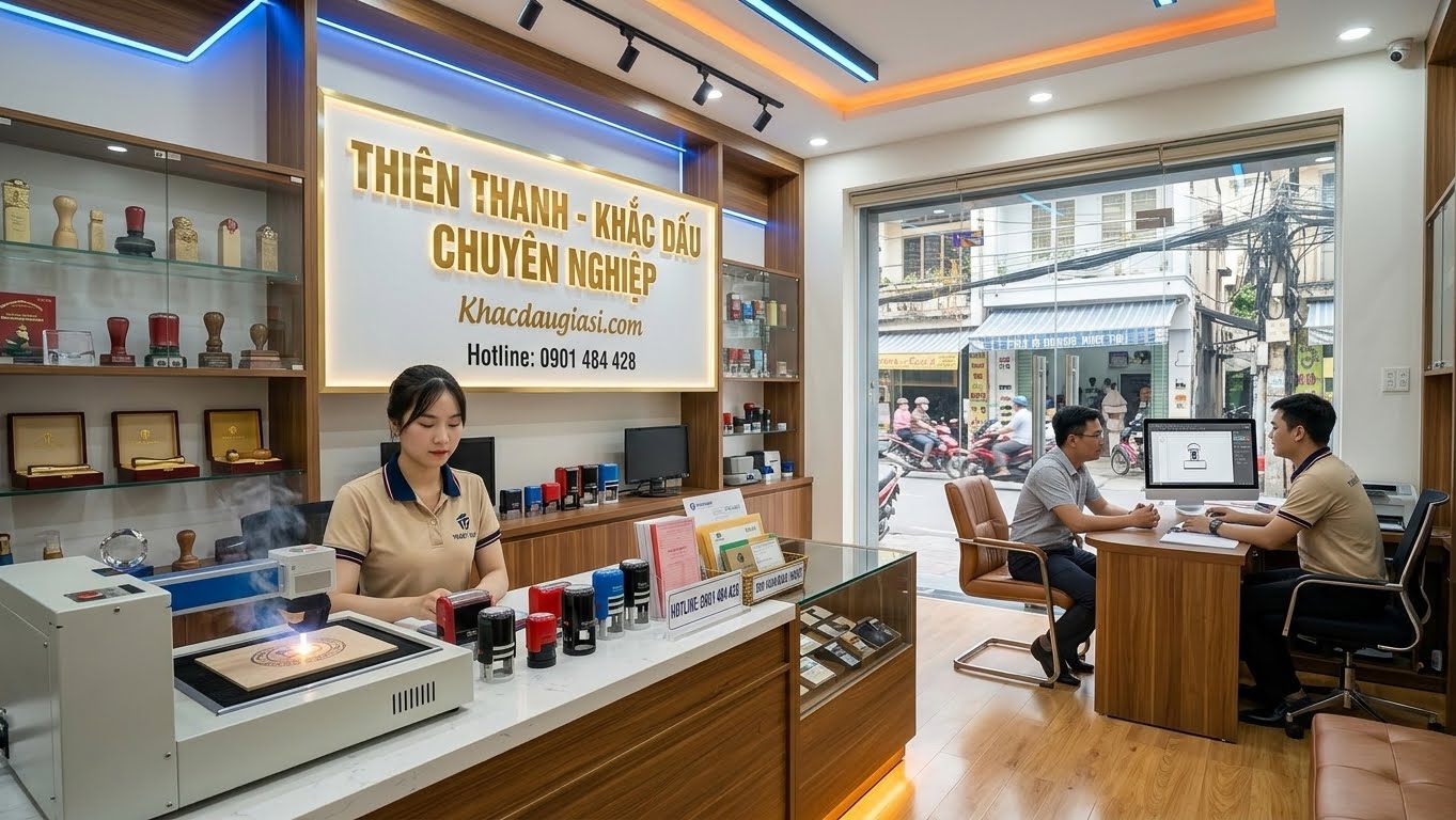 🚀 Khắc Dấu Nhà Bè Giá Rẻ, Lấy Liền! Chuyên làm con dấu tên, dấu chức danh, dấu tròn công ty... sắc nét, độ bền cao. 💸 Giá gốc chỉ từ 30K, giao nhanh tận nơi tại Nhà Bè. Đặt ngay! 💥